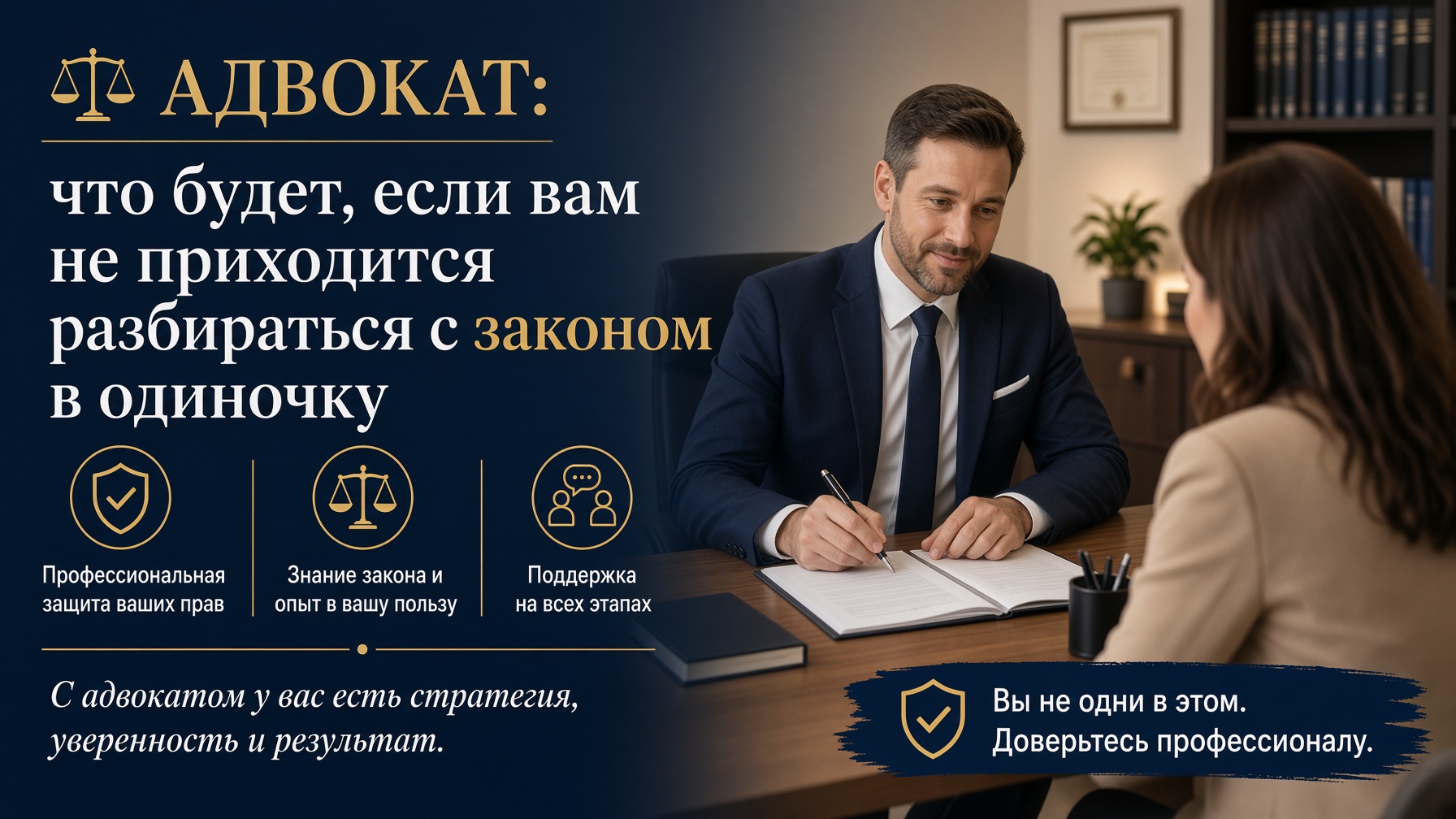 Адвокат: что будет, если вам не приходится разбираться с законом в одиночку
