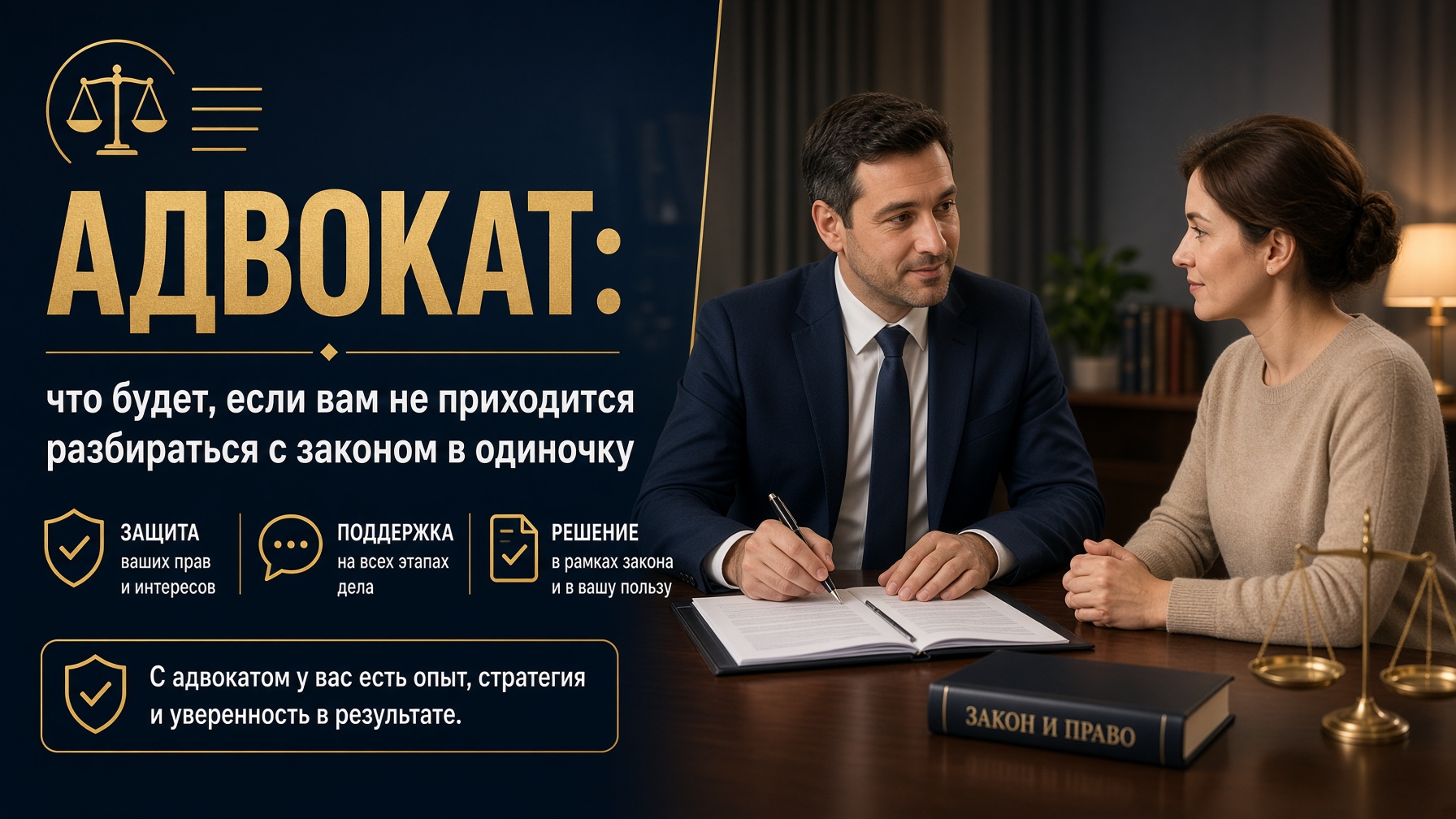 Адвокат: что будет, если вам не приходится разбираться с законом в одиночку