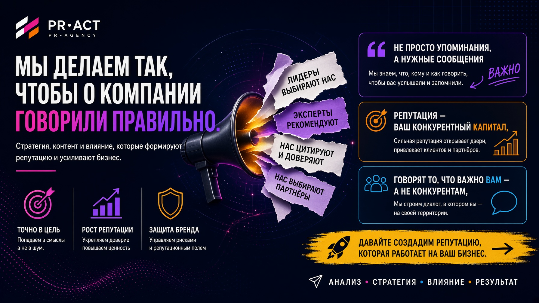 PR-агентство: как сделать так, чтобы о компании говорили именно то, что важно бизнесу