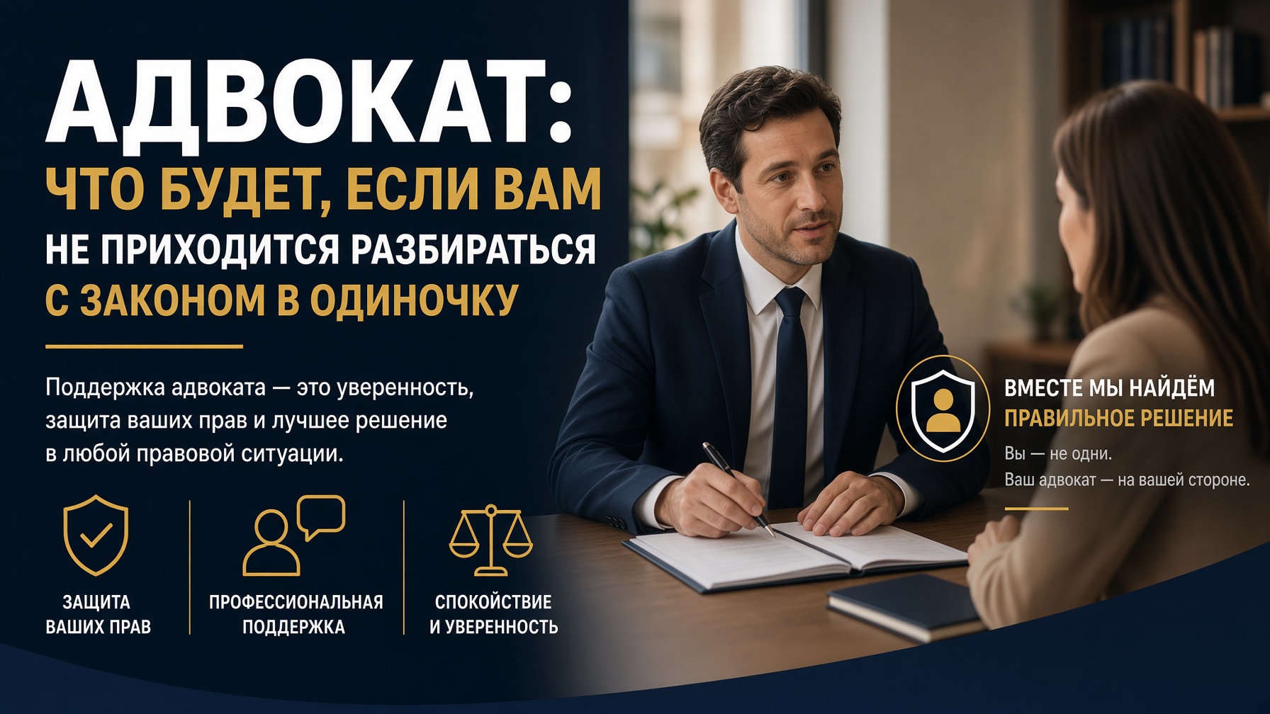 Адвокат: что будет, если вам не приходится разбираться с законом в одиночку