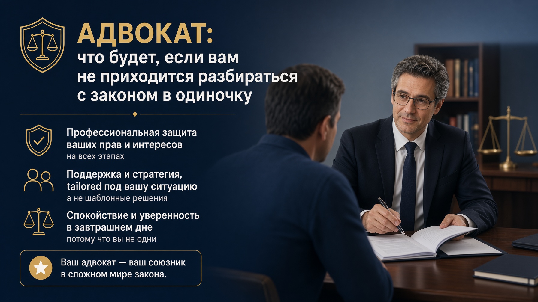 Адвокат: что будет, если вам не приходится разбираться с законом в одиночку