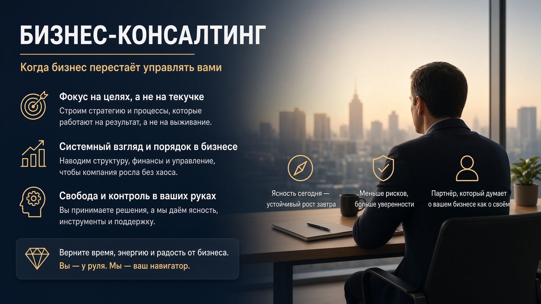 Бизнес-консалтинг. Когда бизнес перестаёт управлять вами
