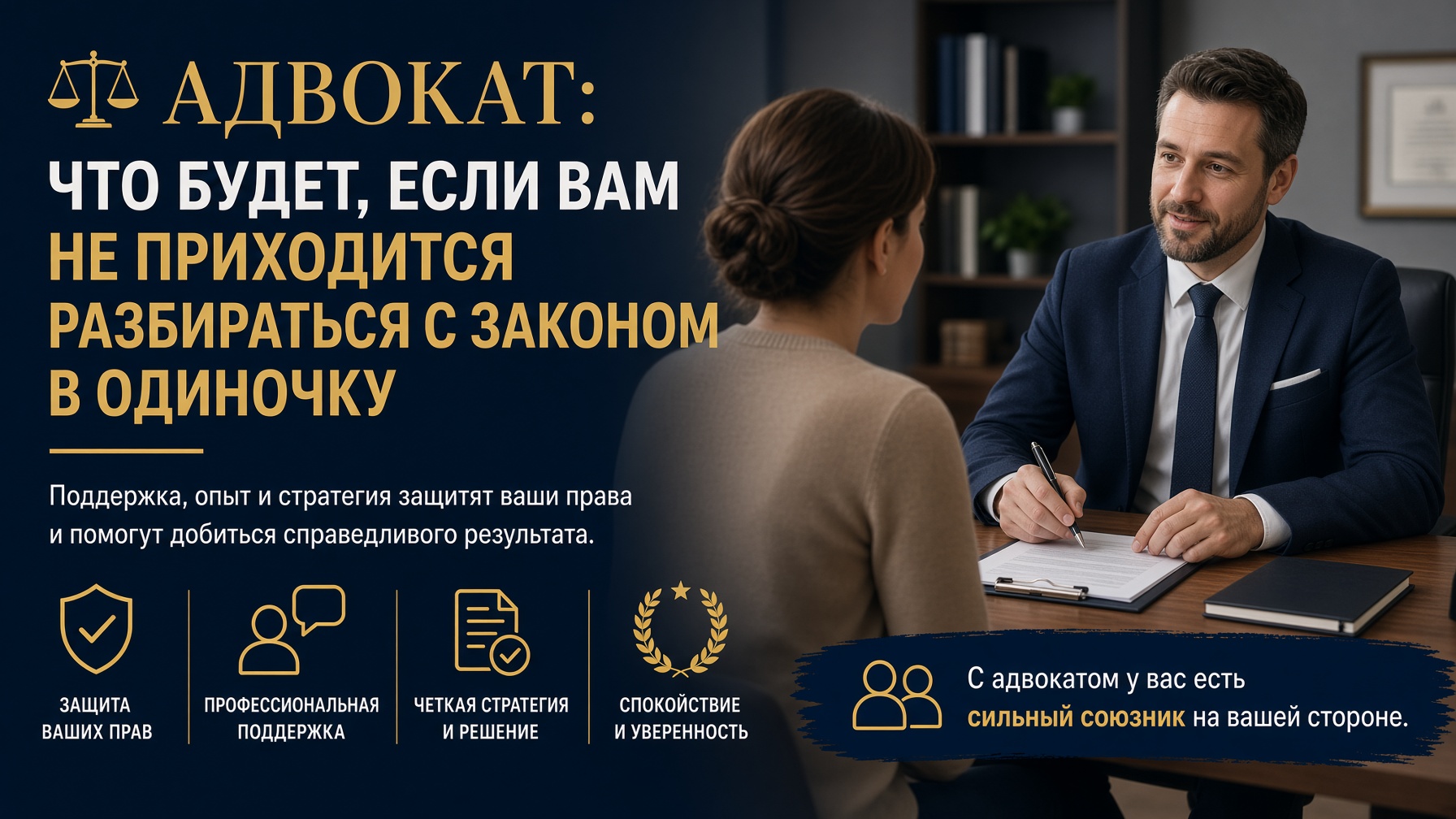 Адвокат: что будет, если вам не приходится разбираться с законом в одиночку
