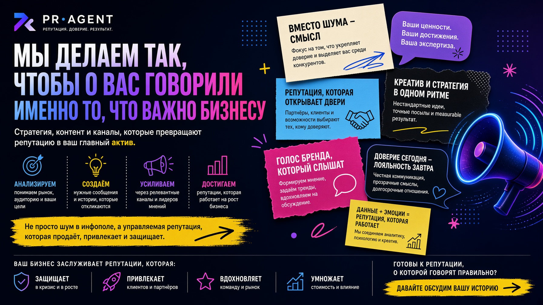 PR-агентство: как сделать так, чтобы о компании говорили именно то, что важно бизнесу