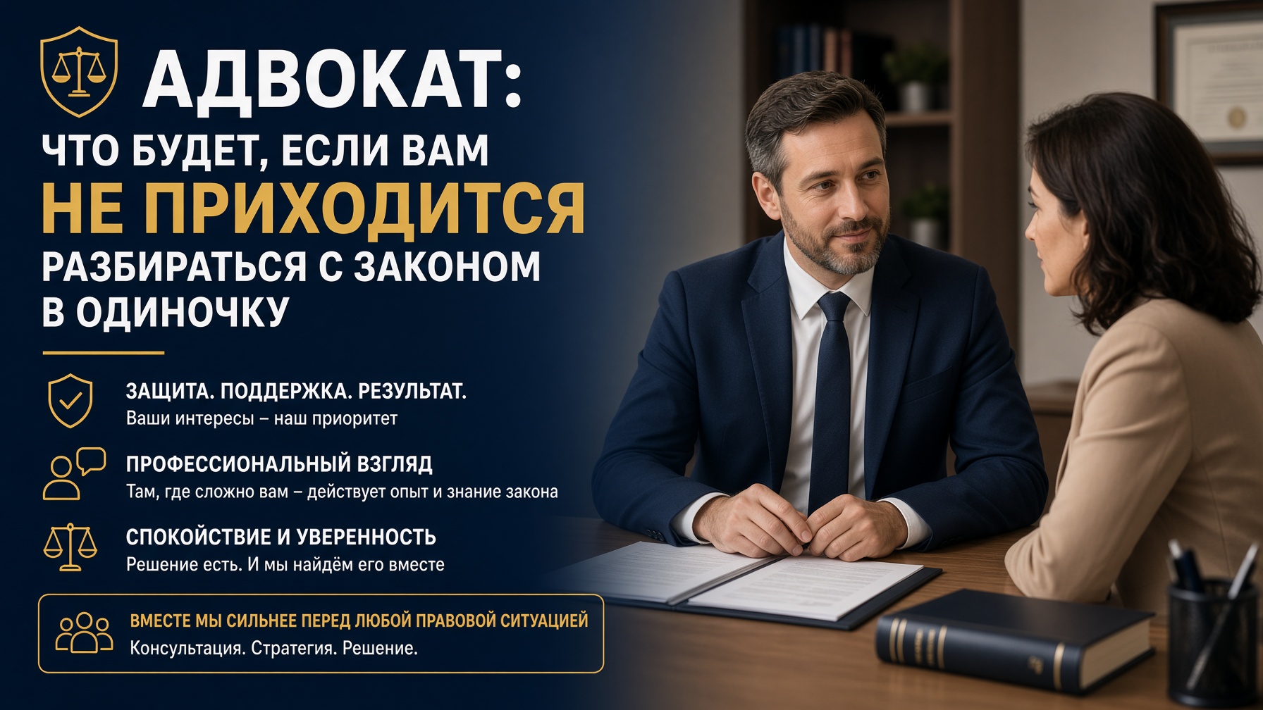 Адвокат: что будет, если вам не приходится разбираться с законом в одиночку